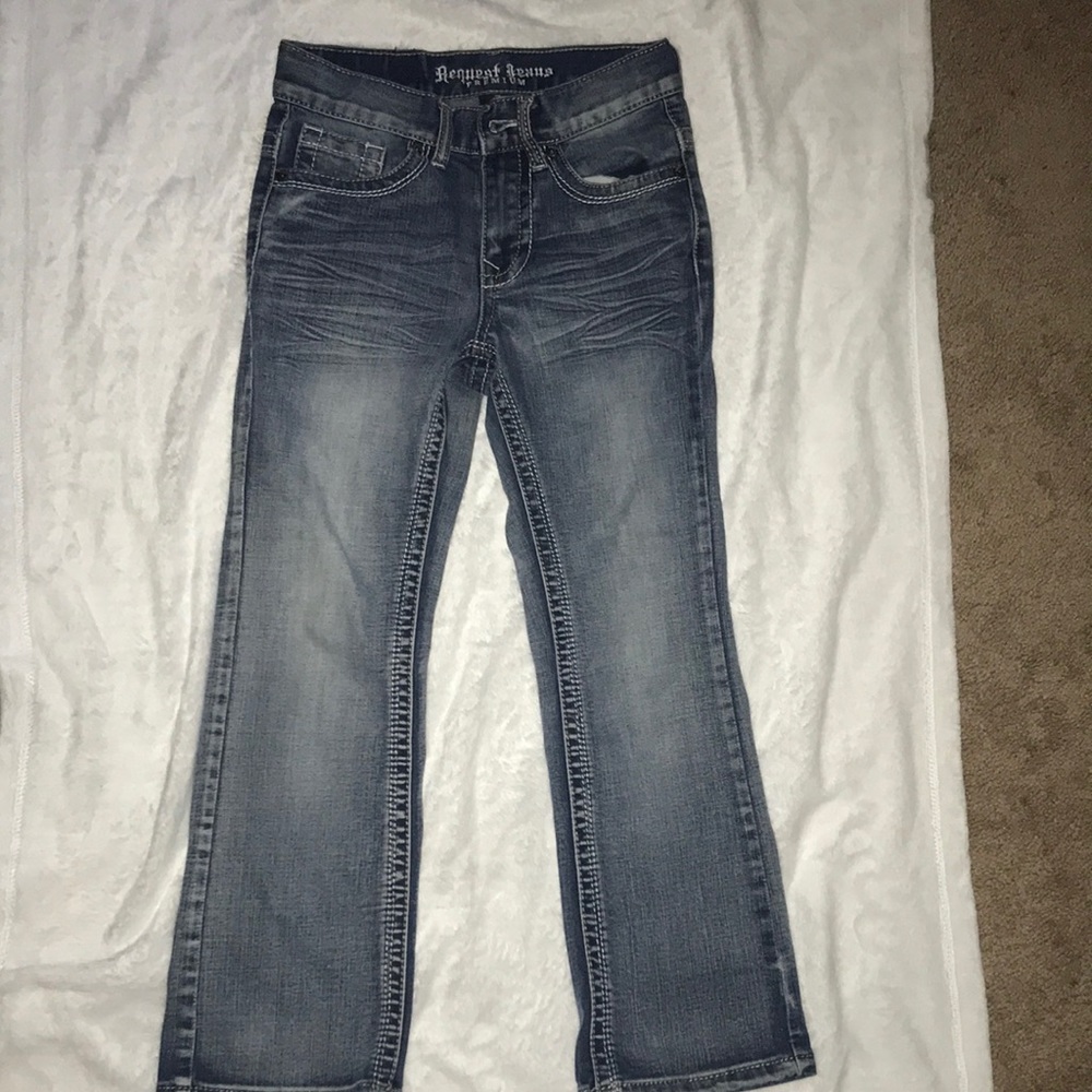 Boys Request brand jeans from Buckle